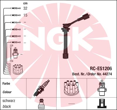 Set cablaj aprinder 44274 NGK